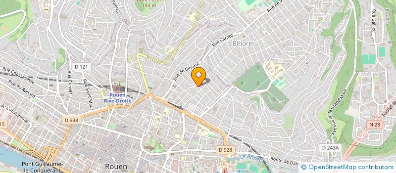 localisation de l'entreprise SCI LEJ V à ROUEN