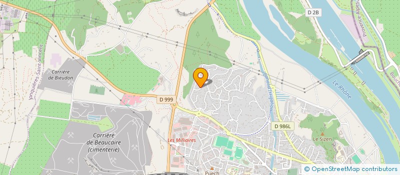 localisation de l'entreprise SCI LEJA  BEAUCAIRE