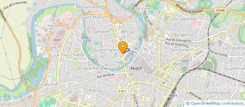 localisation de l'entreprise SCI LEJAGA  NIORT