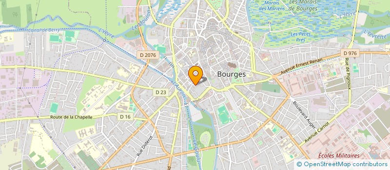 localisation de l'entreprise SCI LEJAULT  BOURGES