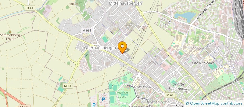 localisation de l'entreprise SCI LEJE  OBERHAUSBERGEN