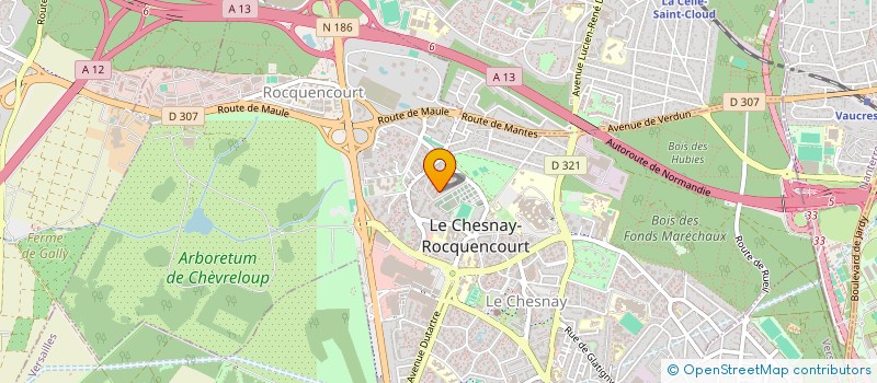 localisation de l'entreprise SCI LEJEMA  LE CHESNAY-ROCQUENCOURT