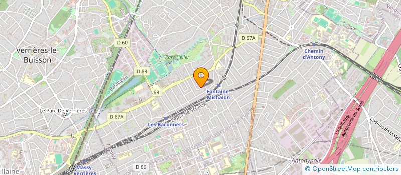 localisation de l'entreprise SCI LEJERA'S à ANTONY