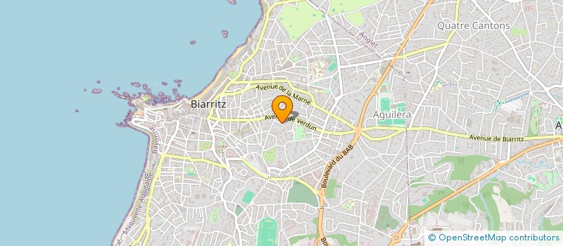 localisation de l'entreprise SCI LEJES à BIARRITZ