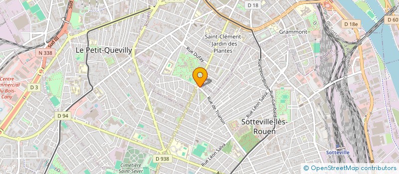 localisation de l'entreprise SCI LEJEUNE  SOTTEVILLE-LES-ROUEN