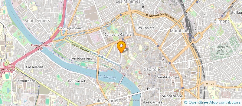 localisation de l'entreprise SCI LEJEUNE  TOULOUSE