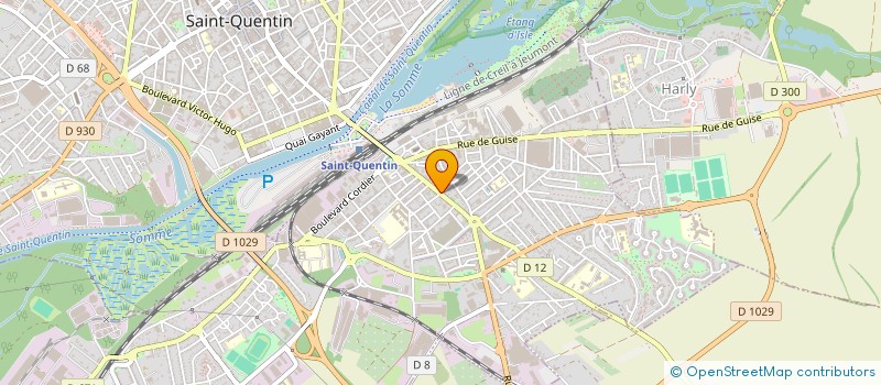 localisation de l'entreprise SCI LEJEUNE à SAINT-QUENTIN