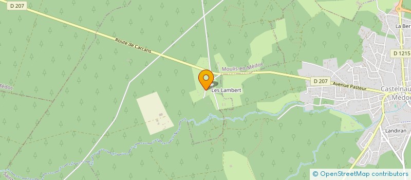 localisation de l'entreprise SCI LEJEUNE  MOULIS-EN-MEDOC