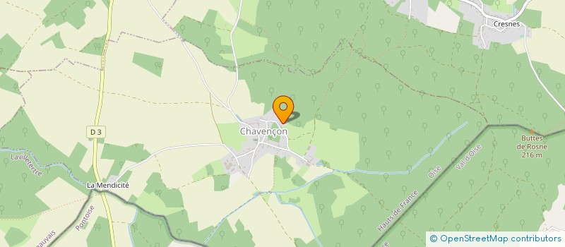 localisation de l'entreprise SCI LEJEUNE IMMOBILIER  CHAVENCON