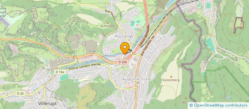 localisation de l'entreprise SCI LEJJI à AUDUN-LE-TICHE