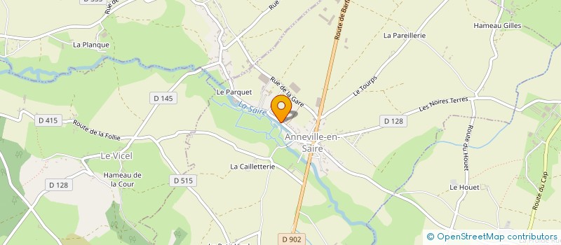 localisation de l'entreprise SCI LEJOLIVET  ANNEVILLE-EN-SAIRE