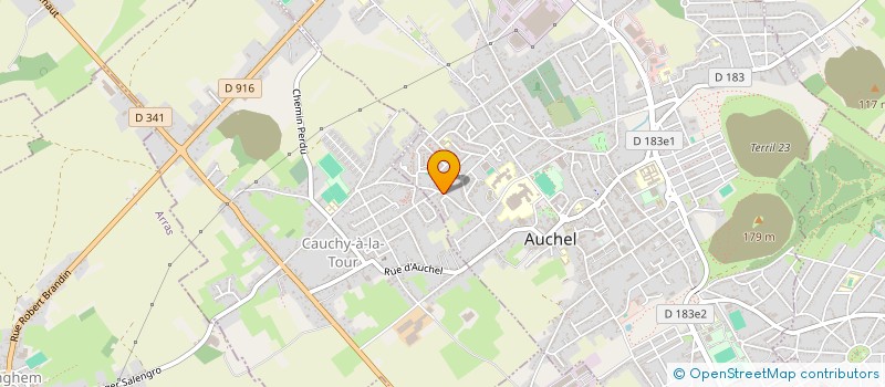 localisation de l'entreprise SCI LEJOSNE TPMC  AUCHEL