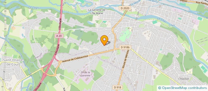 localisation de l'entreprise SCI LEJOURQUINAIT  VIERZON