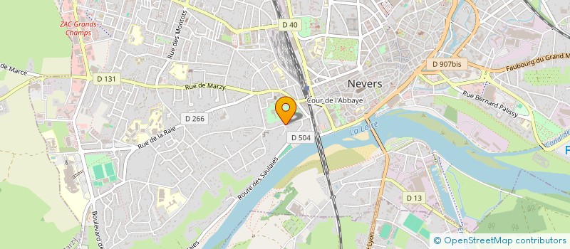 localisation de l'entreprise SCI LEKOS à NEVERS