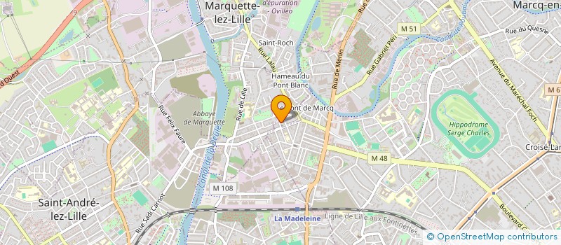 localisation de l'entreprise SCI LEL à MARCQ EN BAROEUL