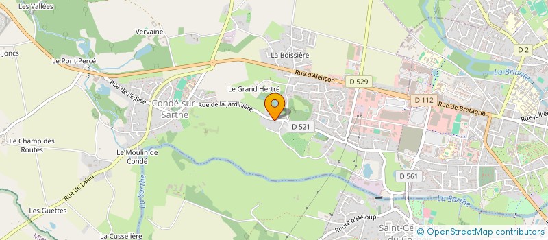 localisation de l'entreprise SCI LELAN à CONDE-SUR-SARTHE