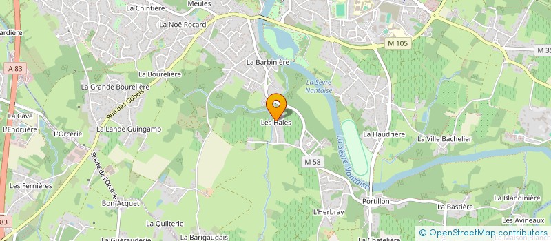 localisation de l'entreprise SCI LELASSEUR  VERTOU