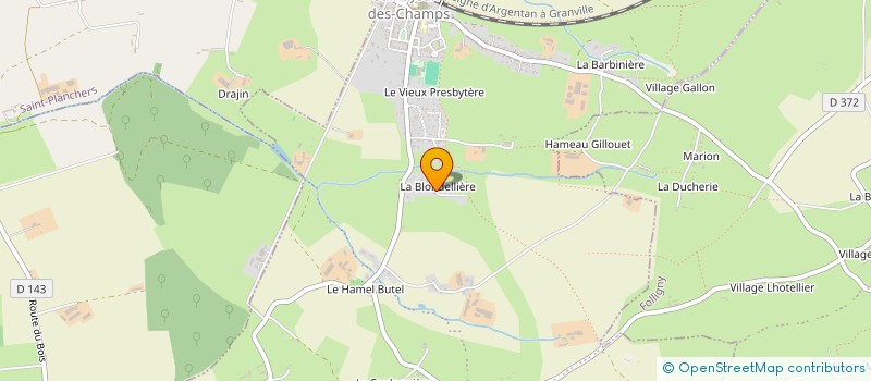 localisation de l'entreprise SCI LELERRE  SAINT-JEAN-DES-CHAMPS