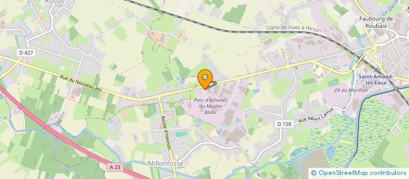 localisation de l'entreprise SCI LELEU 2  SAINT-AMAND-LES-EAUX