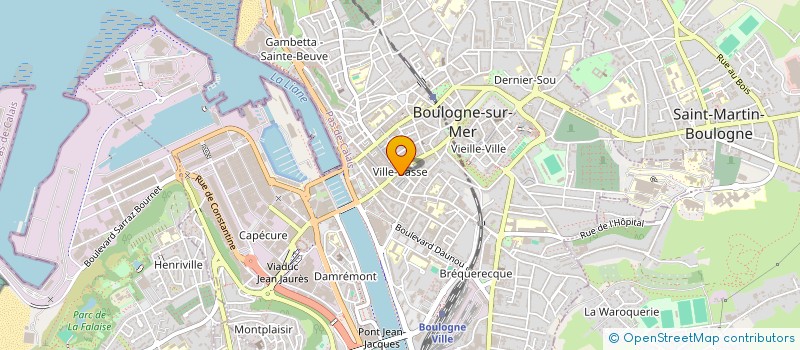 localisation de l'entreprise SCI LELEU  BOULOGNE-SUR-MER