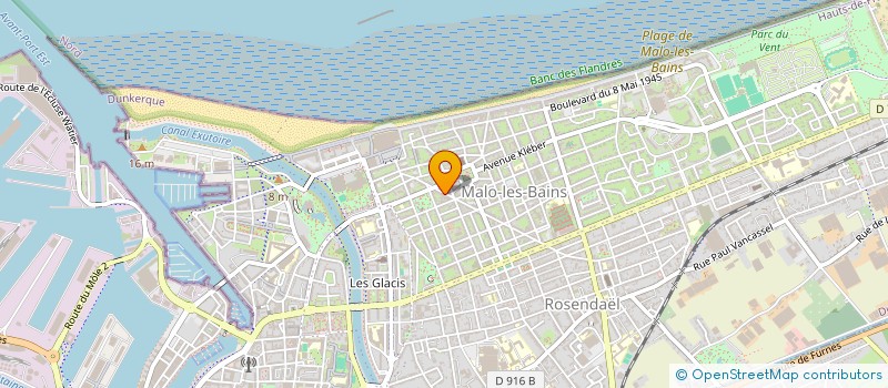 localisation de l'entreprise SCI LELEU à DUNKERQUE