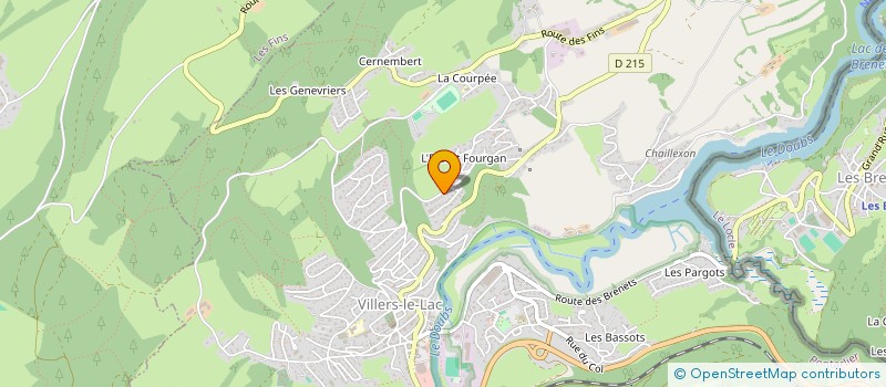 localisation de l'entreprise SCI LELEU  VILLERS-LE-LAC