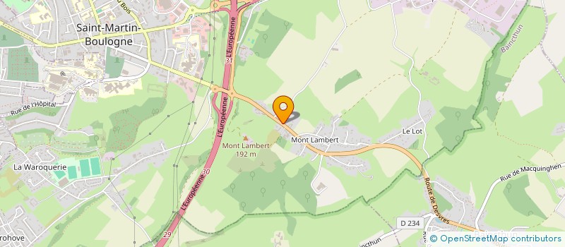 localisation de l'entreprise SCI LELEU LENOIR  SAINT-MARTIN-BOULOGNE