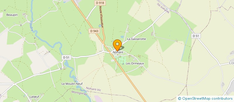 localisation de l'entreprise SCI LELIA à NOHANT-VIC