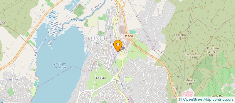 localisation de l'entreprise SCI LELIA  BALARUC-LE-VIEUX