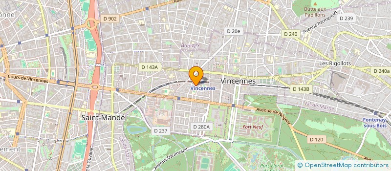 localisation de l'entreprise SCI LELIC à VINCENNES