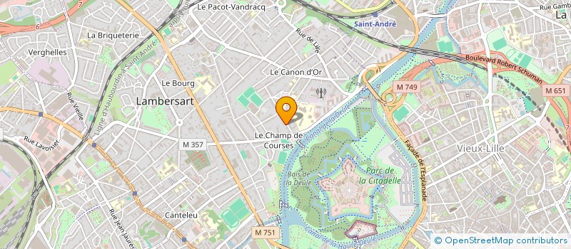 localisation de l'entreprise SCI LELIEUR INVESTISSEMENT à LAMBERSART