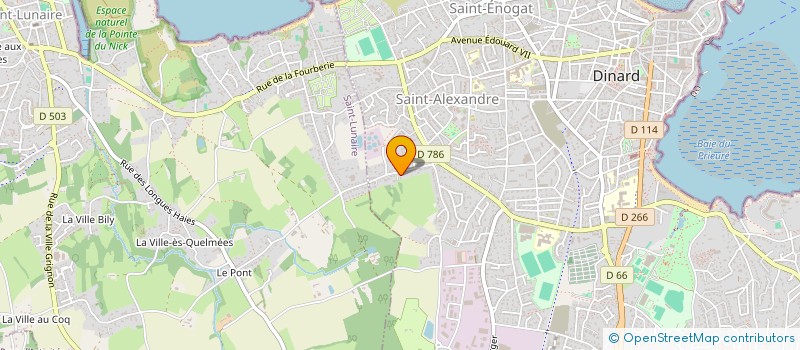 localisation de l'entreprise SCI LELIEVRE à SAINT-LUNAIRE
