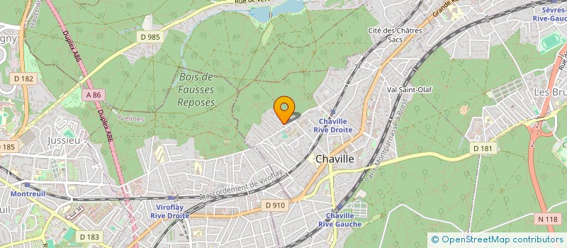 localisation de l'entreprise SCI LELIEVRE à CHAVILLE