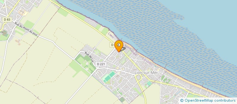 localisation de l'entreprise SCI LELIMFAVE  LION-SUR-MER