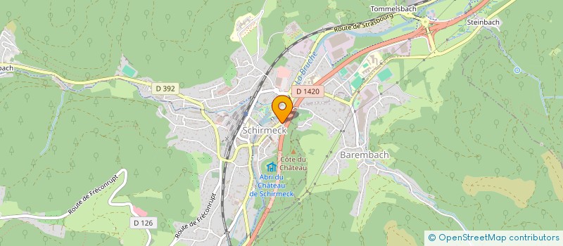 localisation de l'entreprise SCI LELIY  SCHIRMECK