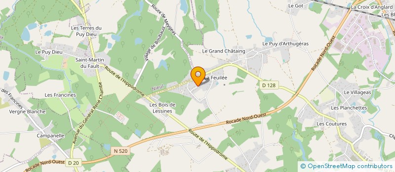 localisation de l'entreprise SCI LELIZA à COUZEIX