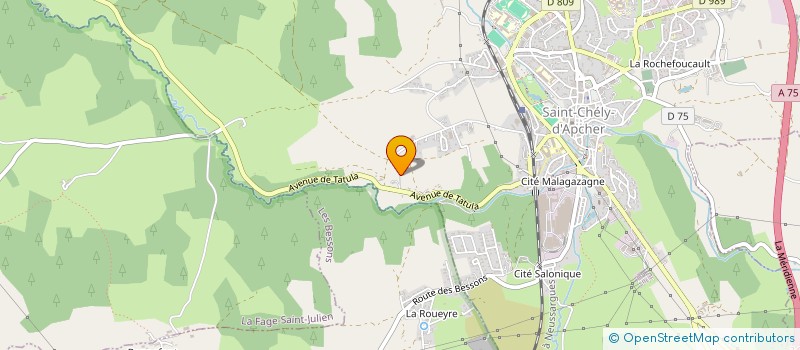 localisation de l'entreprise SCI LELO  SAINT-CHELY-D'APCHER