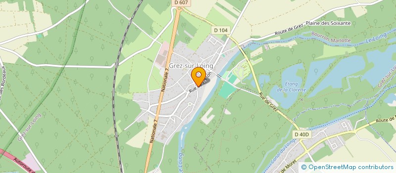 localisation de l'entreprise SCI LELOING  GREZ-SUR-LOING