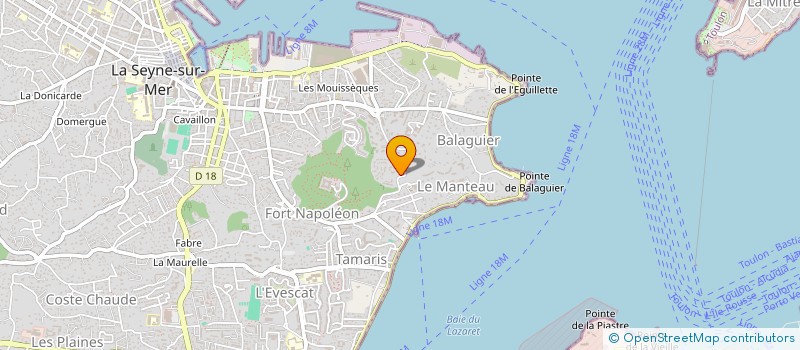 localisation de l'entreprise SCI LELOIR à LA SEYNE-SUR-MER