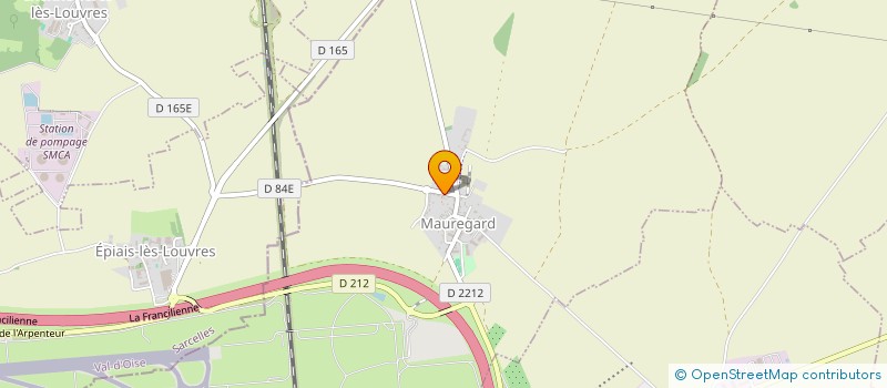 localisation de l'entreprise SCI LELONG  MAUREGARD