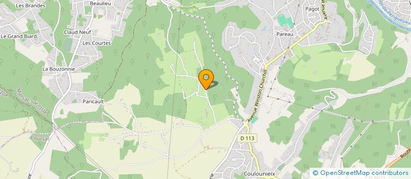 localisation de l'entreprise SCI LELONG  COULOUNIEIX CHAMIERS