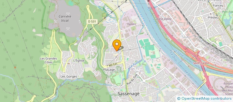 localisation de l'entreprise SCI LELOOTS  SASSENAGE