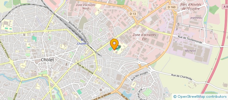 localisation de l'entreprise SCI LELOU  CHOLET