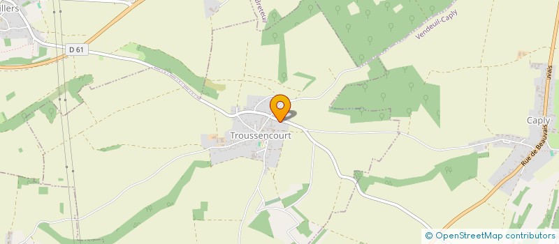 localisation de l'entreprise SCI LELSV  TROUSSENCOURT