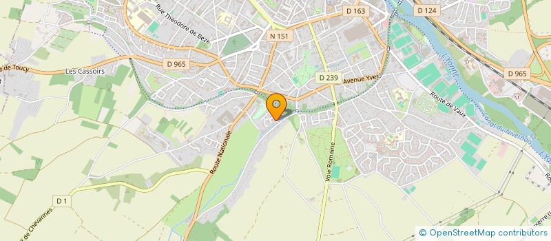 localisation de l'entreprise SCI LELU à AUXERRE