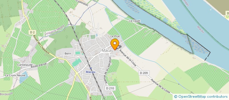 localisation de l'entreprise SCI LELUME  MACAU