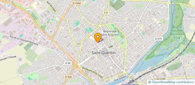 localisation de l'entreprise SCI LELY à SAINT-QUENTIN