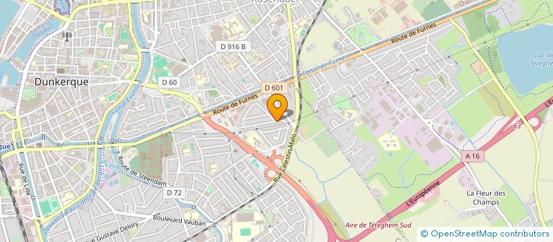 localisation de l'entreprise SCI LEM  COUDEKERQUE-BRANCHE