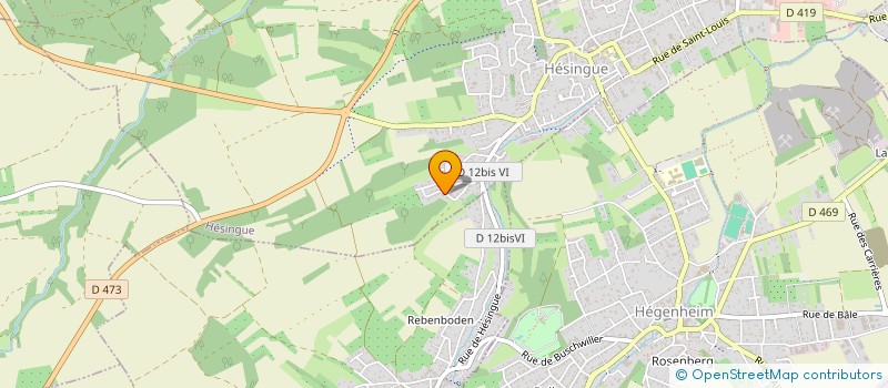 localisation de l'entreprise SCI LEM IMMO 1  HESINGUE