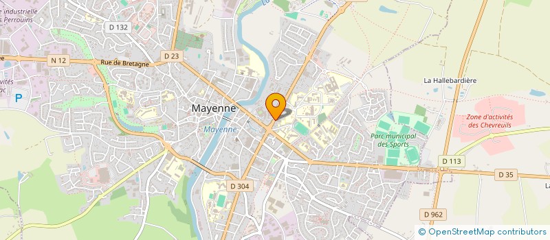 localisation de l'entreprise SCI LEM INVESTISSEMENTS  MAYENNE